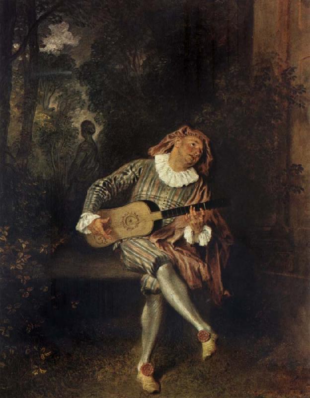 Jean-Antoine Watteau Mezzetin oil painting picture